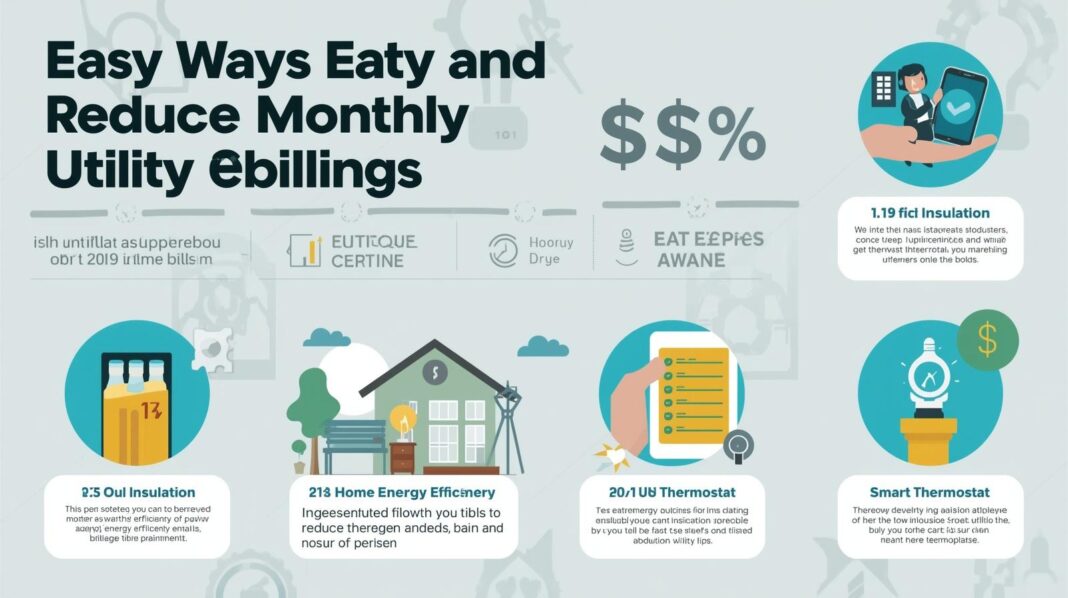 Easy Ways to Reduce Your Monthly Utility Bills