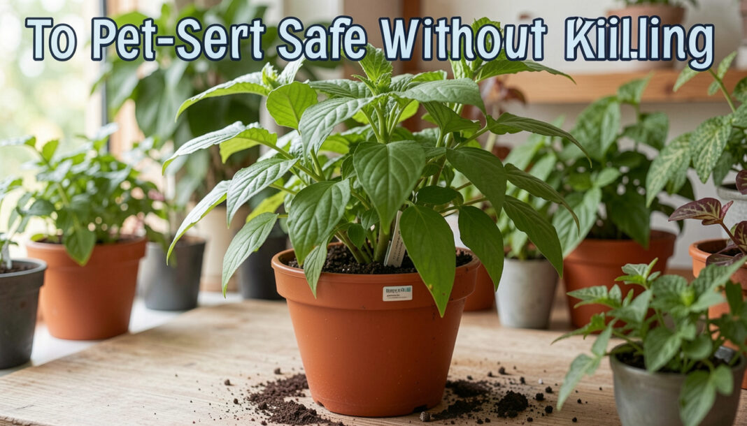 How to Repot Pet-Safe Plants Without Killing It